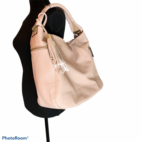 blush pink shoulder bag